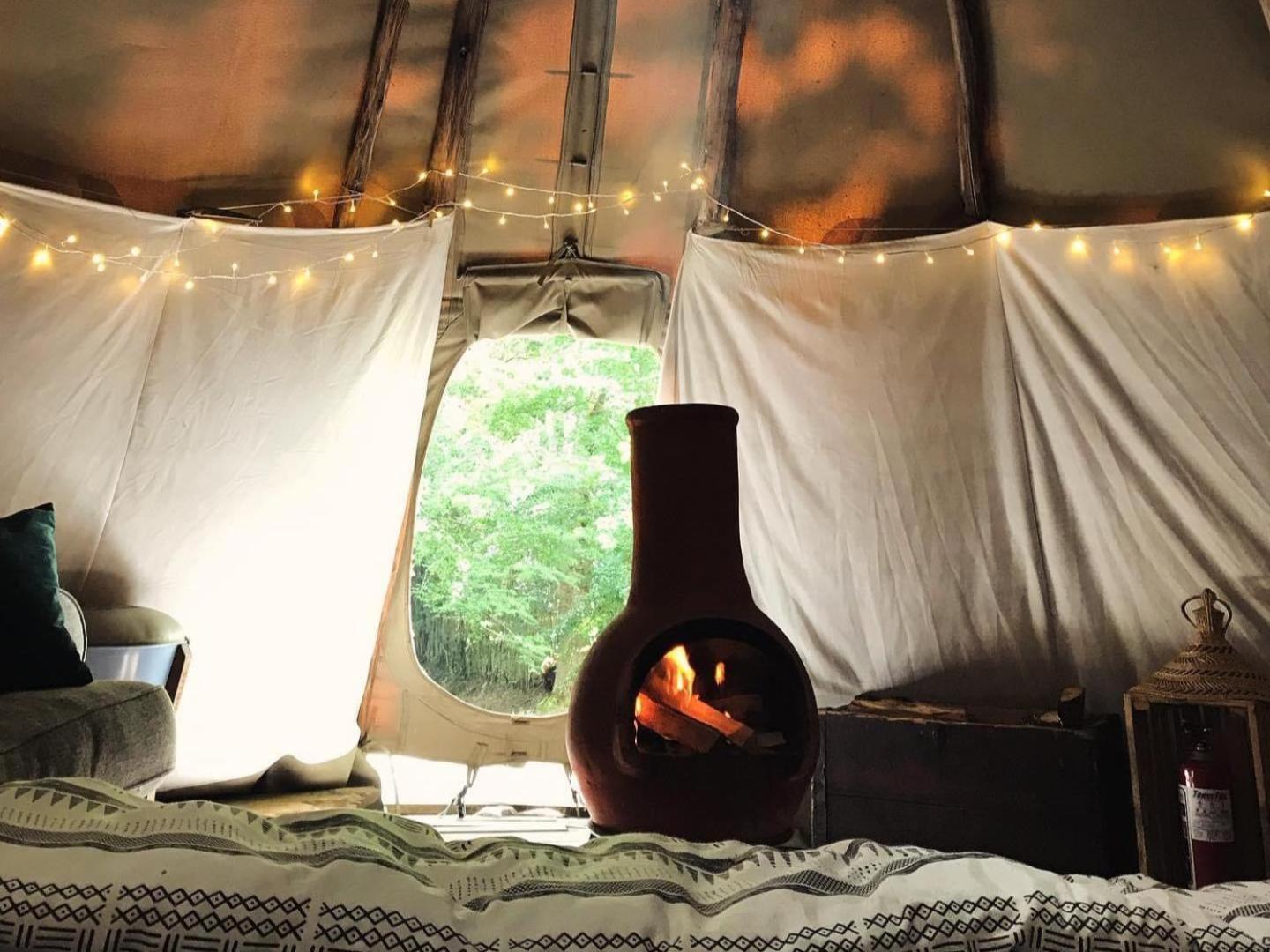 The Magical Teepee Experience Campismo de Luxo